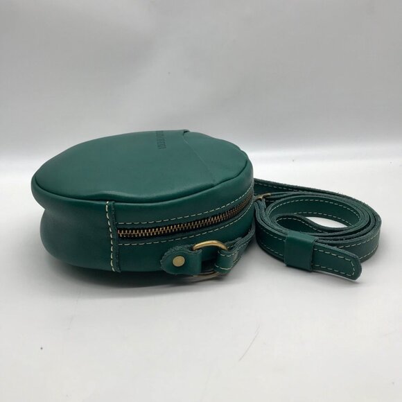 Portland Leather Goods Peacock Circle Crossbody Bag - Picture 4 of 10